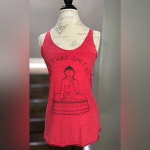 Red Graphic Tank Top